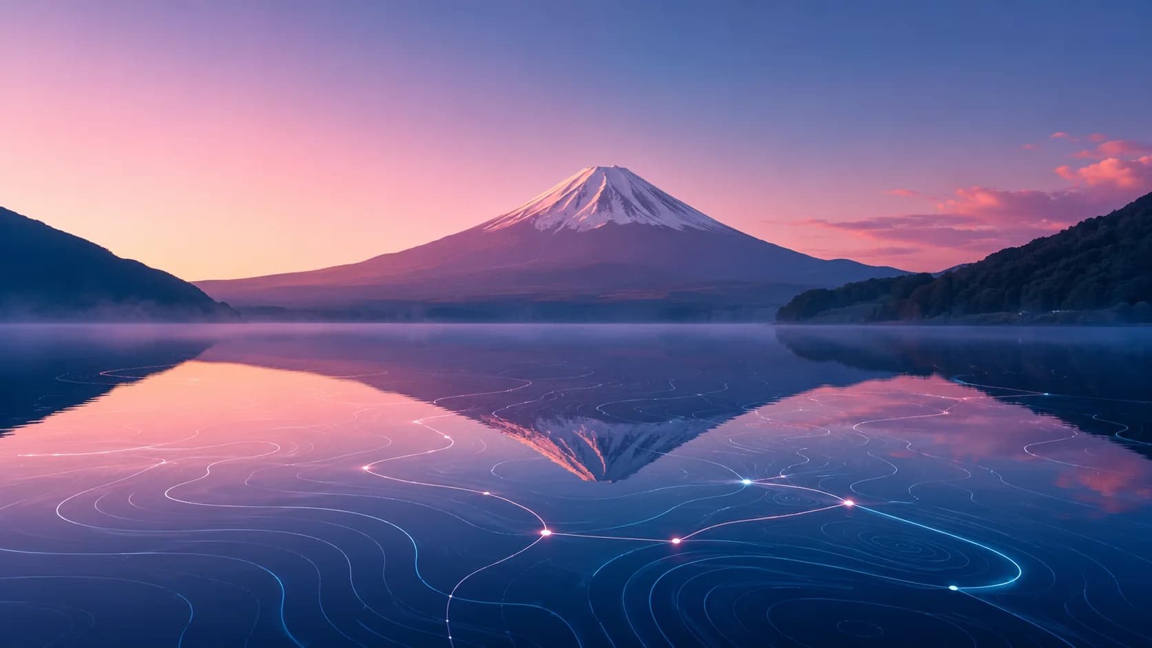 Golden Fuji Reflections frame FJ-015 in the Fuji Atlas Japanese visual archive