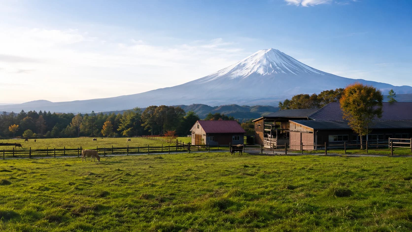 Pastoral Fuji frame FJ-044 in the Fuji Atlas Japanese visual archive