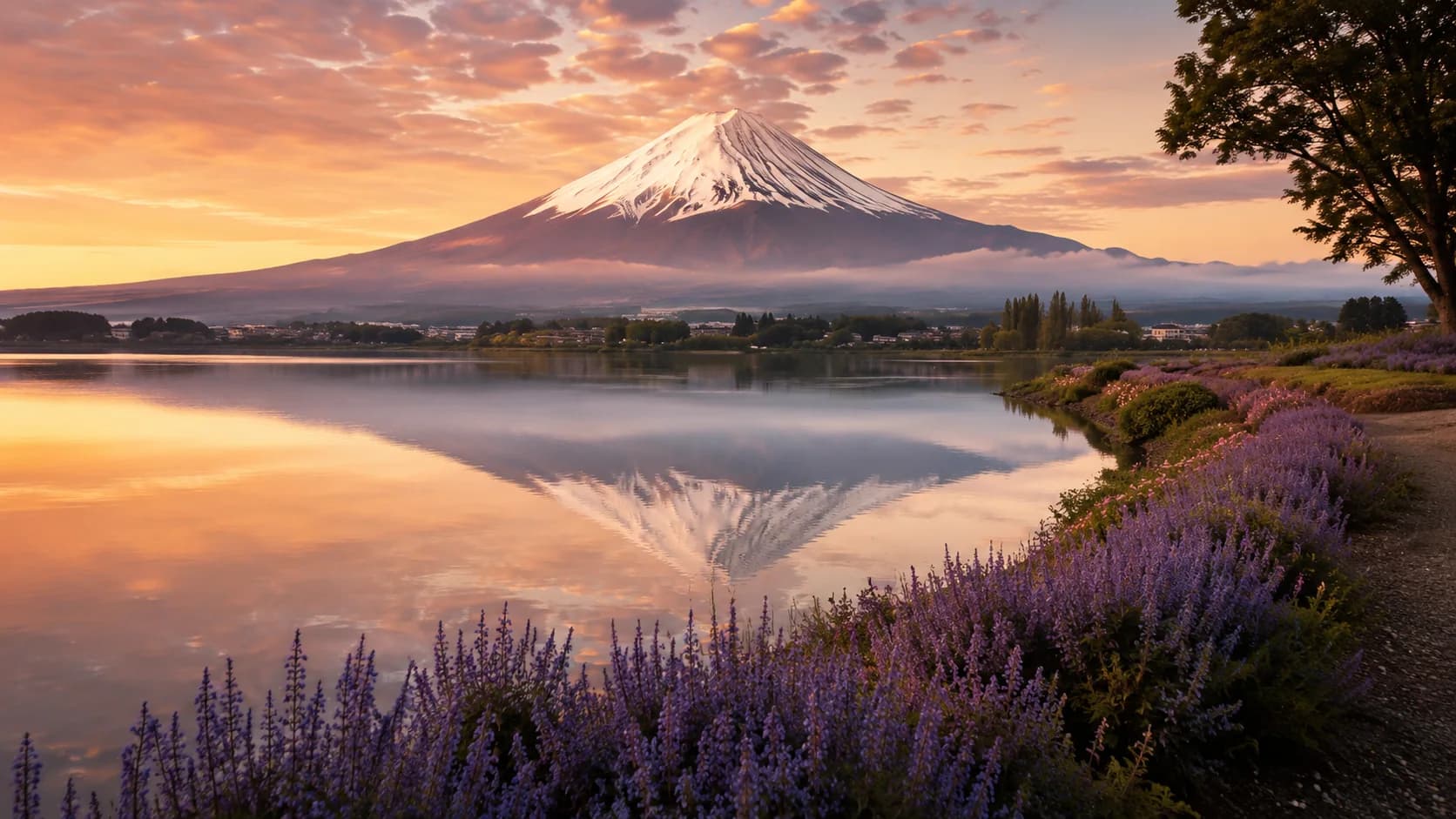 Golden Fuji Reflections frame FJ-046 in the Fuji Atlas Japanese visual archive