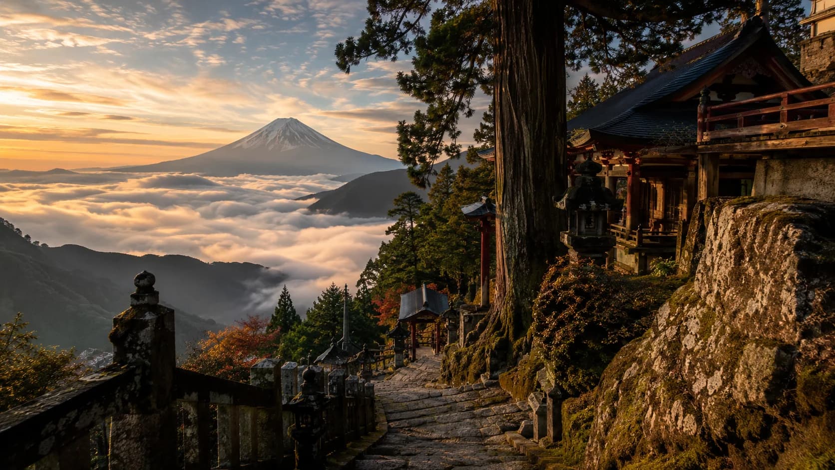 Sea of Clouds frame FJ-058 in the Fuji Atlas Japanese visual archive